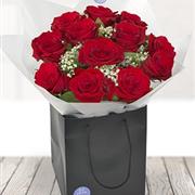 12 Red Roses Bouquet 