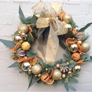 Christmas Gold Luxury Door Wreath 