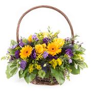 Purple &amp; Yellow Basket