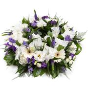 Purple &amp; White Wreath 1