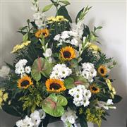 Funeral Service Pedestal Arrangement