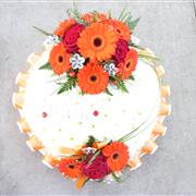 Orange Posy Pad 