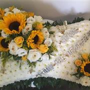 Large Sunflower Pillow of Rest