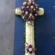 Cross Flower Funeral  Tribute