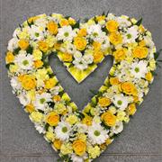 Yellow Open Heart