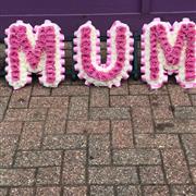 luxury MUM Lettering With Roses 