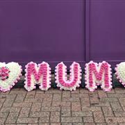 Special Mum Lettering Tribute With Hearts