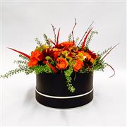  Autumnal Hatbox Gift Flowers