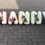 Rainbow Nanny Floral Tribute