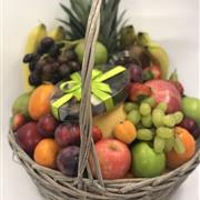 Luxury fruit basket with chocolates
