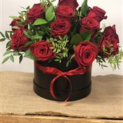 Red Rose Hatbox