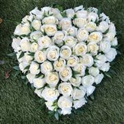 White Rose Heart 