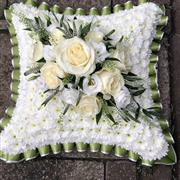 Classic Cushion Funeral Tribute