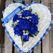 Blue 12 inch Heart