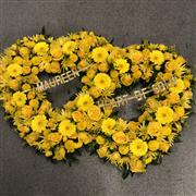 Double Golden Heart Funeral Tribute