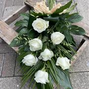 White Rose Tied Sheaf