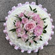 Blush Pink Funeral Posy