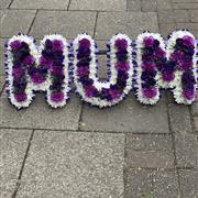Mum Funeral Tribute In 2 Colours