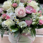 Pastel  Flower Hatbox 