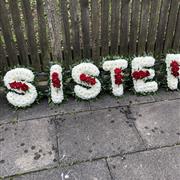 Sister funeral tribute
