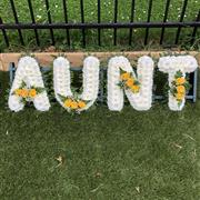 Aunt foliage edged tribute