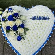 HEART FUNERAL TRIBUTE GRANDAD