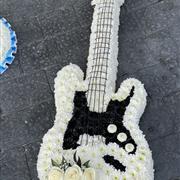 Electric guitar funeral tribute