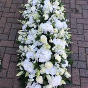 Luxury Coffin spray with Orchids