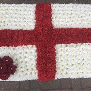 English Flag Funeral Tribute