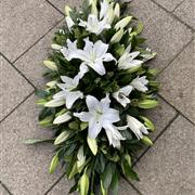 Lily funeral spray