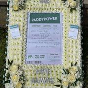 Betting slip Funeral Tribute