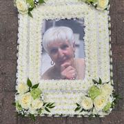 Picture Frame Floral Tribute