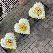 Triple Heart of Gold Funeral Tribute