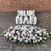 Pastel Mum and Nan funeral flowers package
