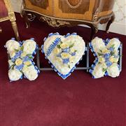 Kisses and heart  Funeral Tribute 