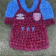 West Ham Football Shirt Funeral Flowers