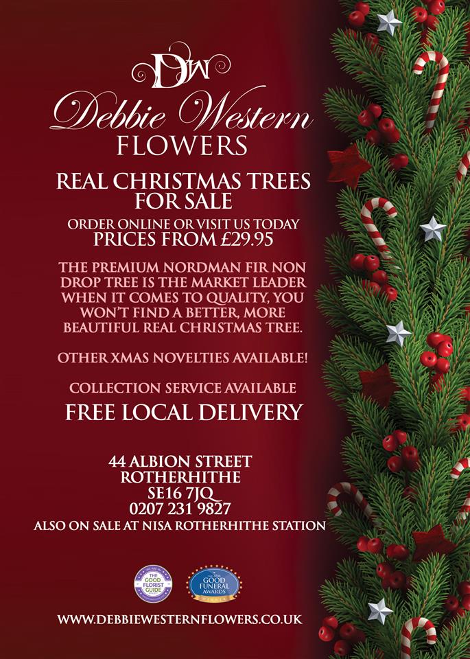 Christmas Trees Flowers London Debbie Western Flowers