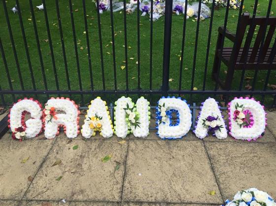 Rainbow Grandad - Funeral Flowers Rotherhithe
