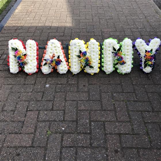 Nanny Lettering Rainbow Nanny Lettering Tribute SINGLE COLOURS