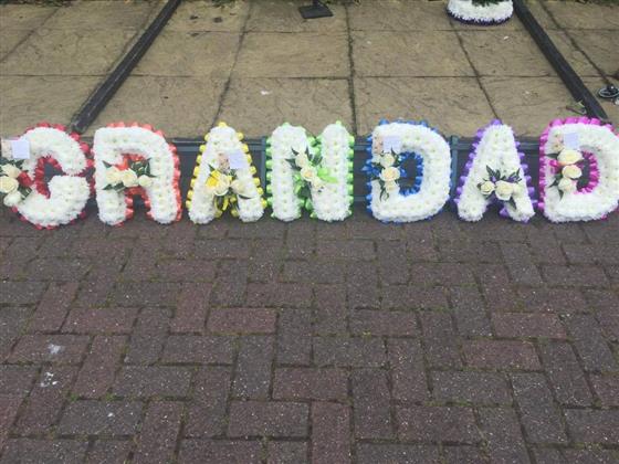 Rainbow Grandad - Funeral Flowers Rotherhithe