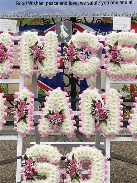 Bespoke Funeral Lettering